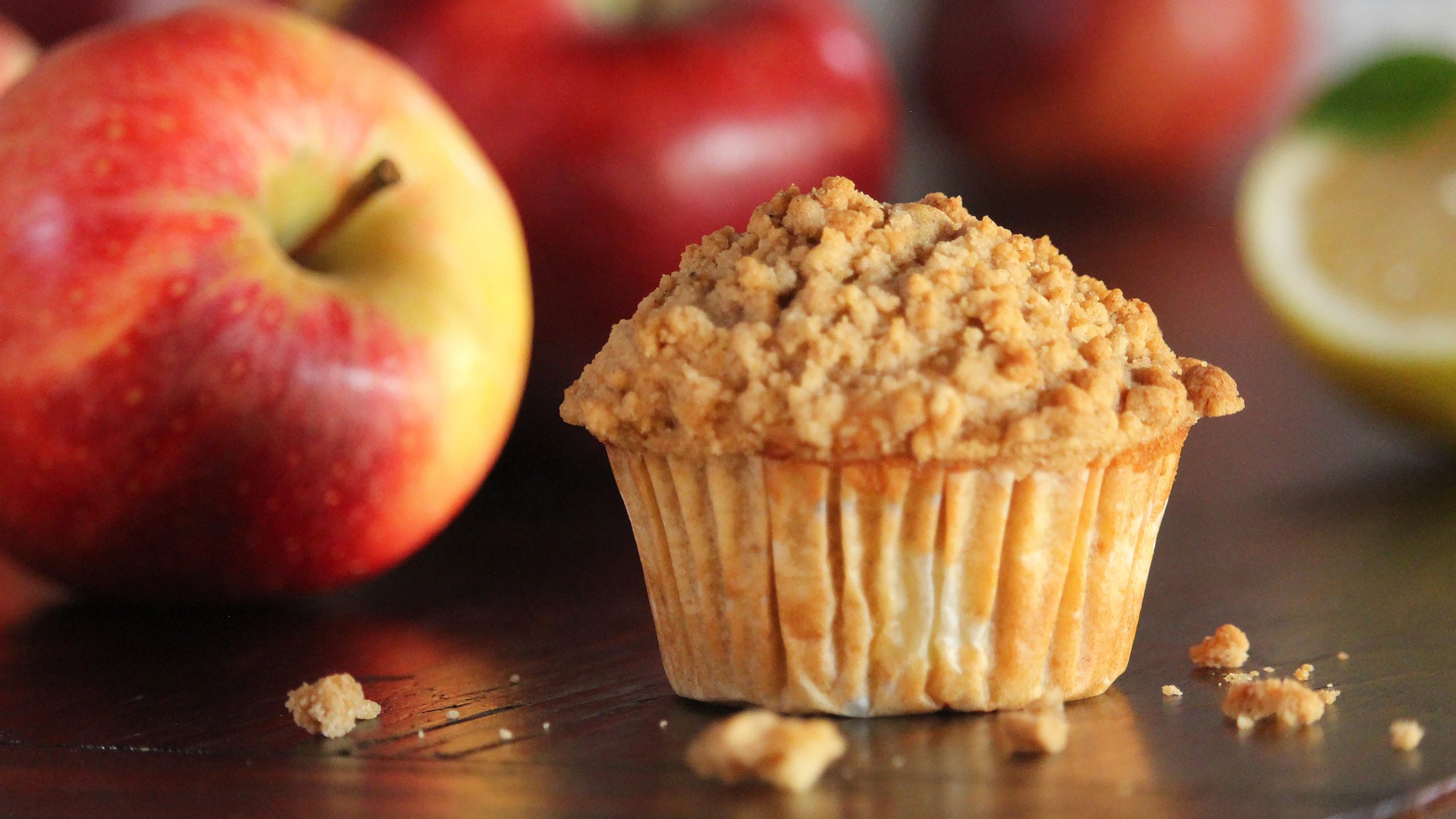 Apple Crumble muffin