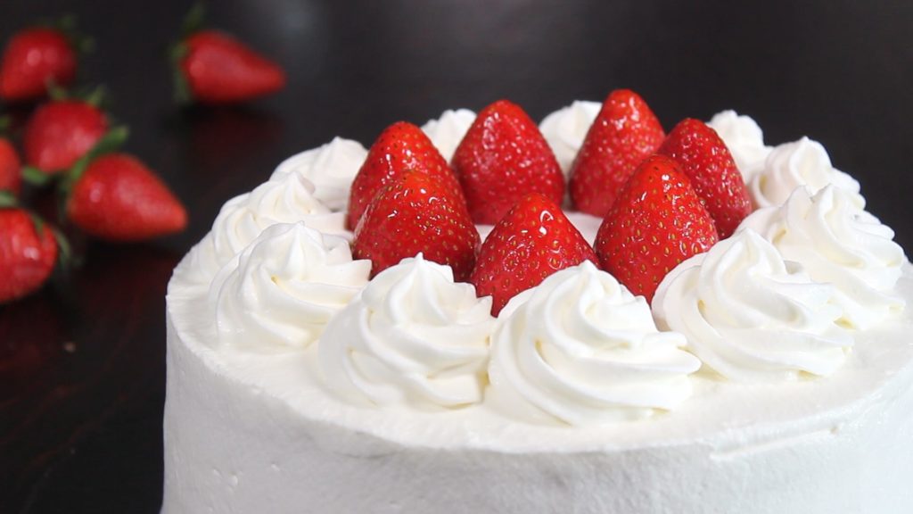 strawberries shortcake