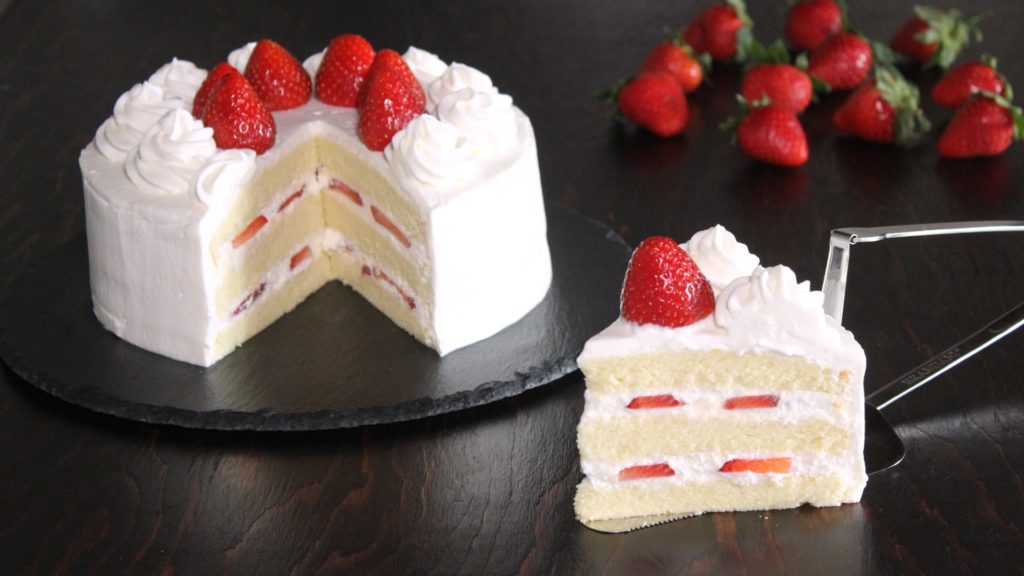 strawberries shortcake