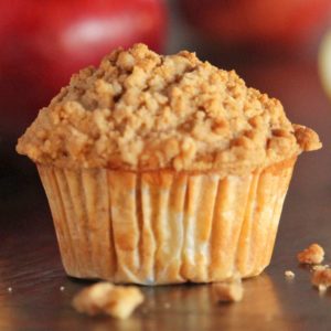 apple crumble muffins