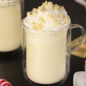 hot white chocolate