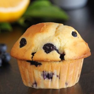 muffin blueberry lemon