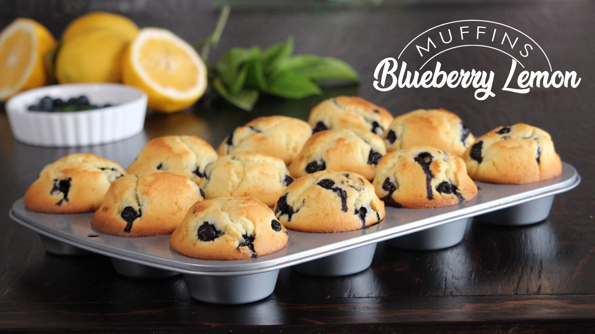 muffin blueberry lemon