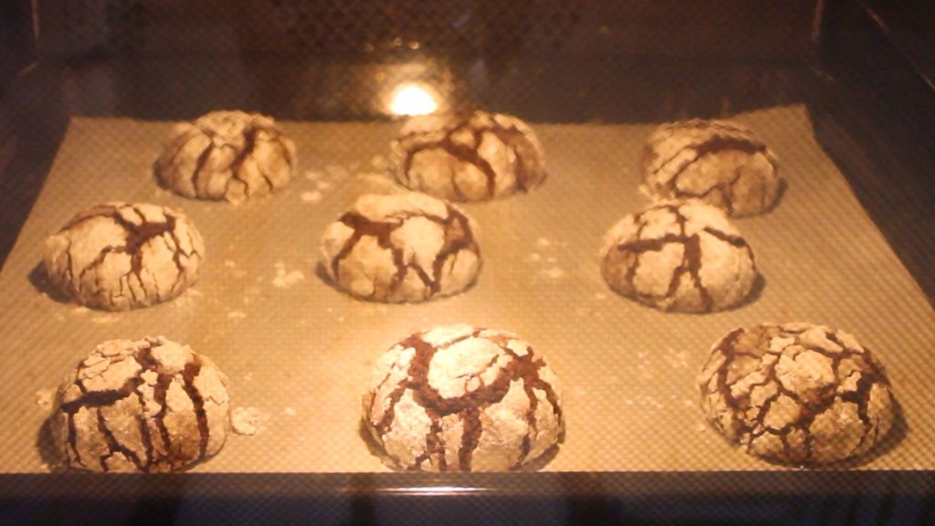 NUTELLA CRINKLE COOKIES