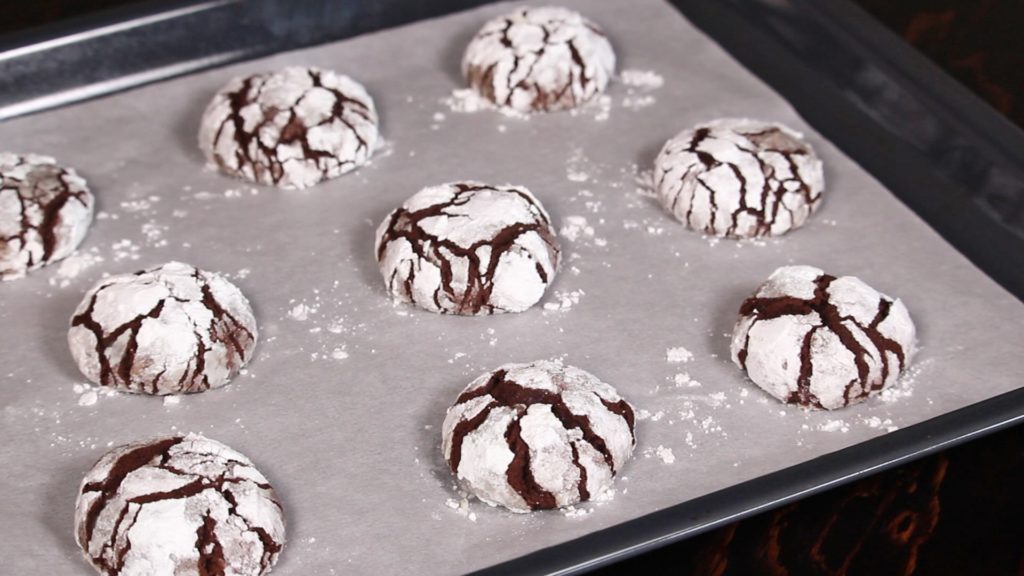 NUTELLA CRINKLE COOKIES