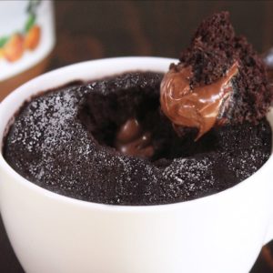 nutella mug cake