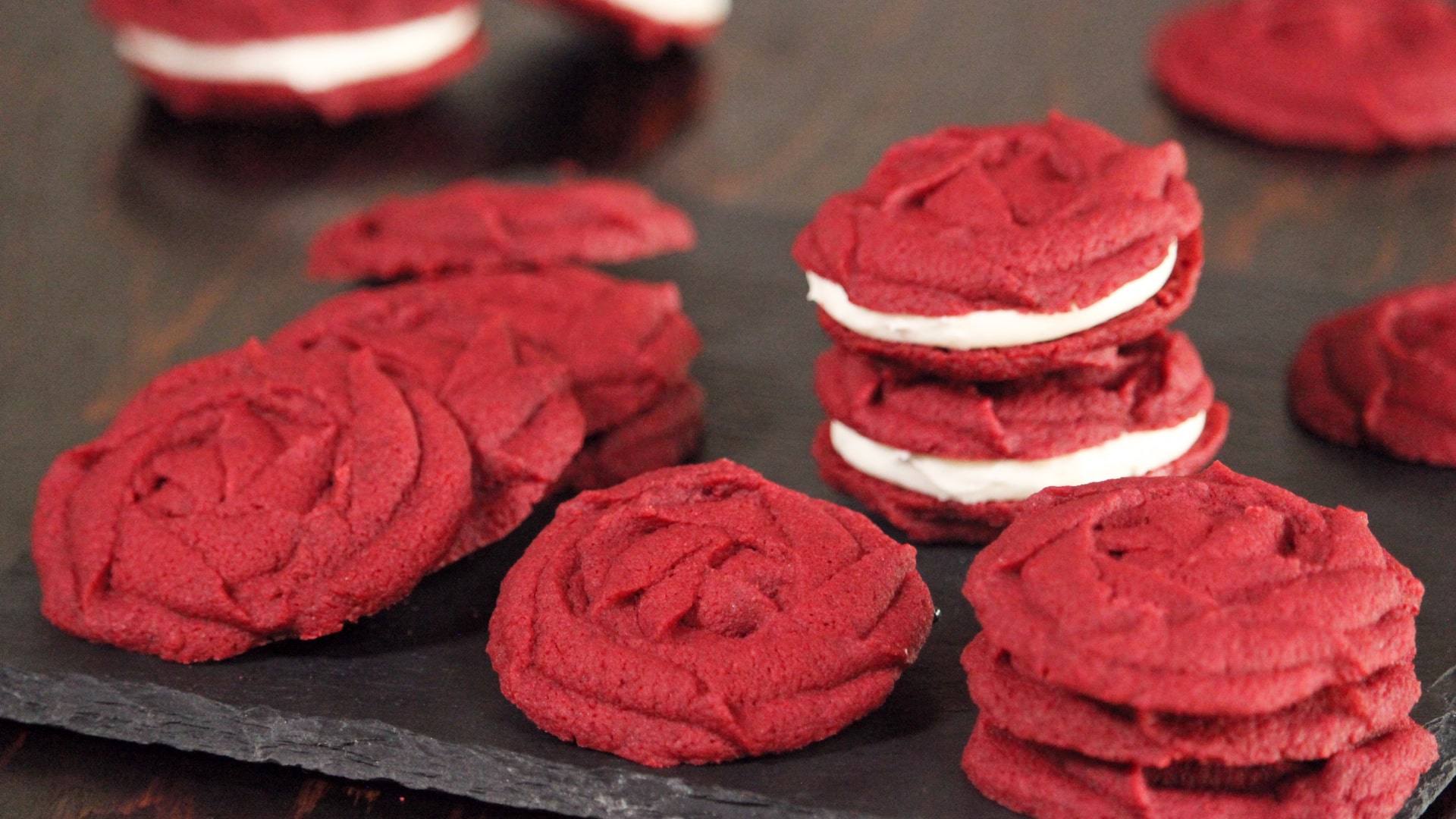 RED VELVET BUTTER COOKIES