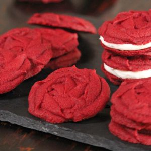 Red Velvet Cookie Roses