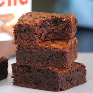 nutella brownies