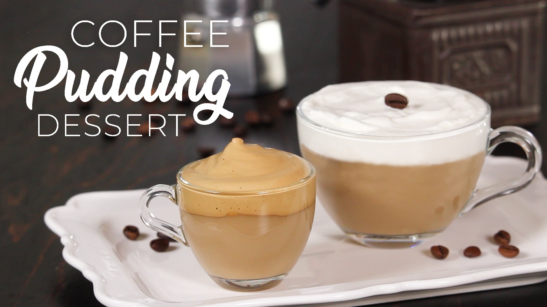 coffee dessert pudding