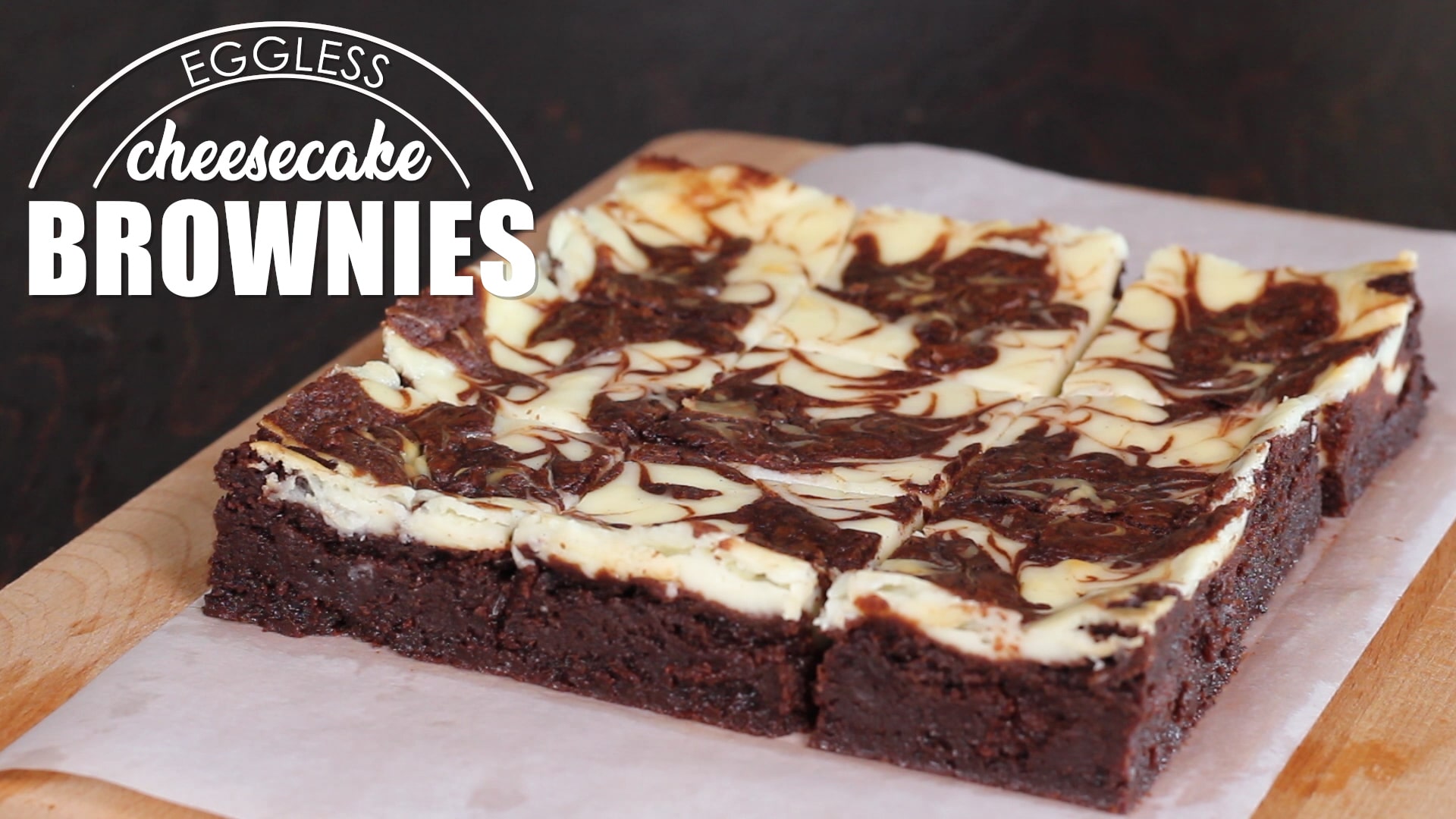 eggless cheesecake brownies