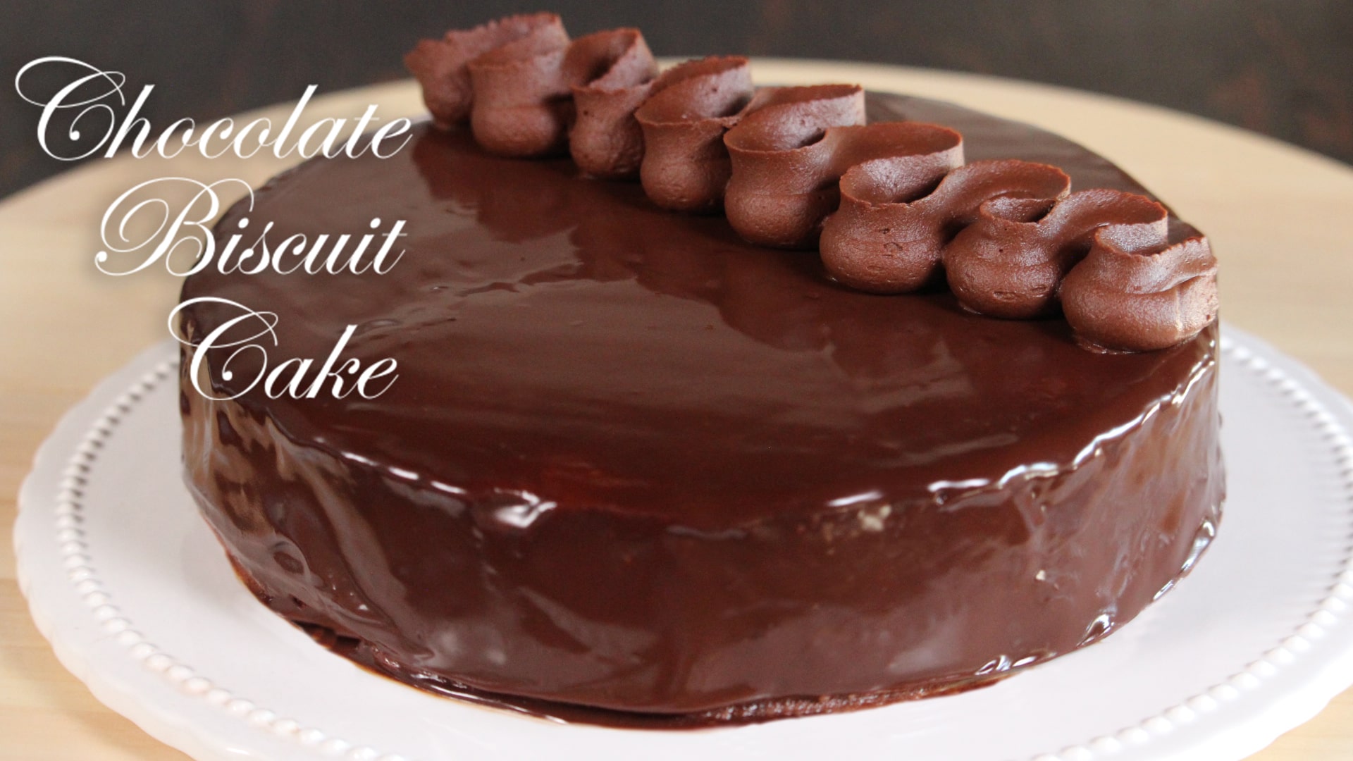 chocolate biscuit cake