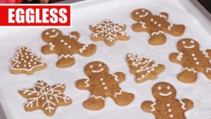 eggless gingerbread cookies