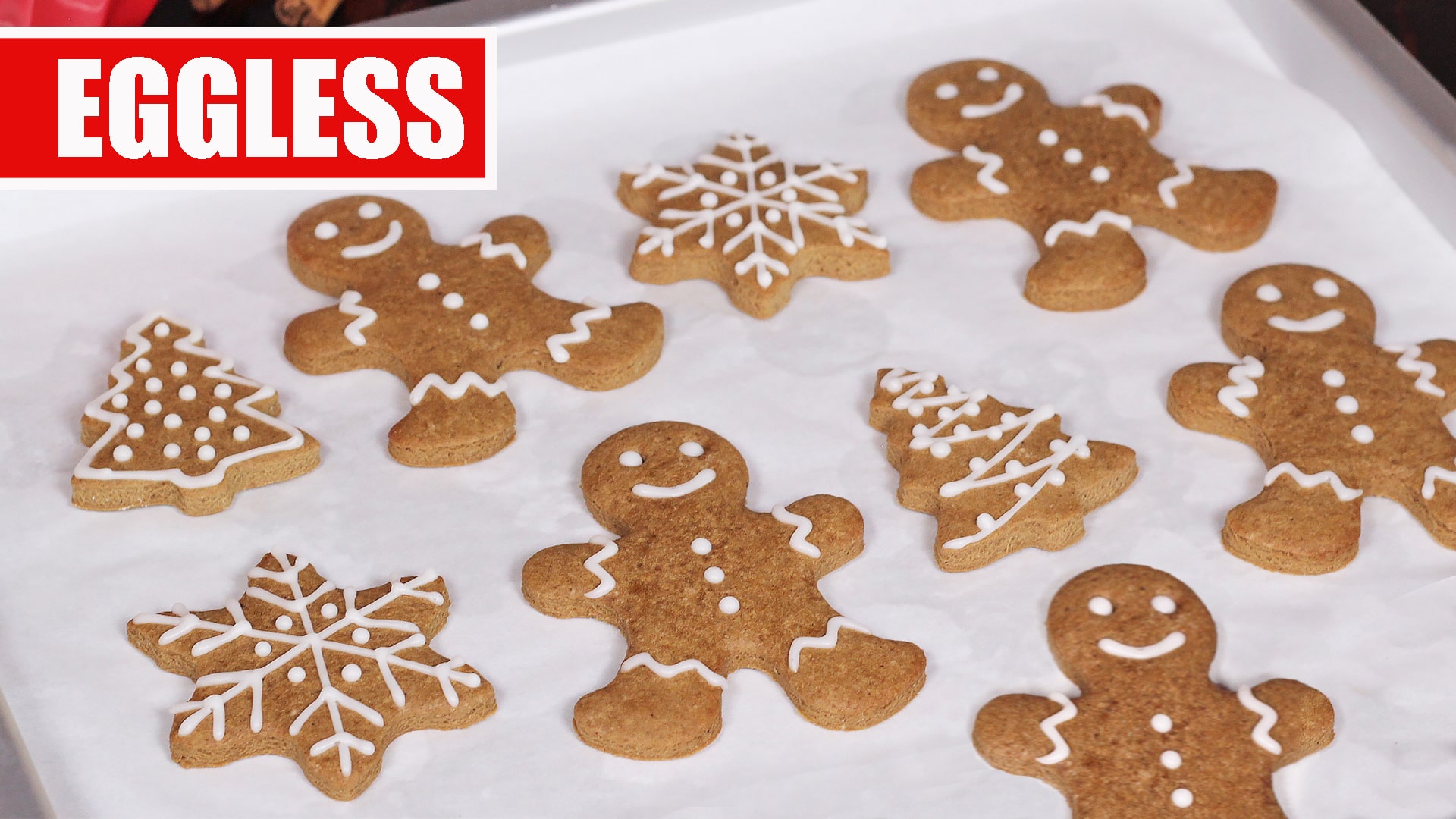 eggless gingerbread cookies