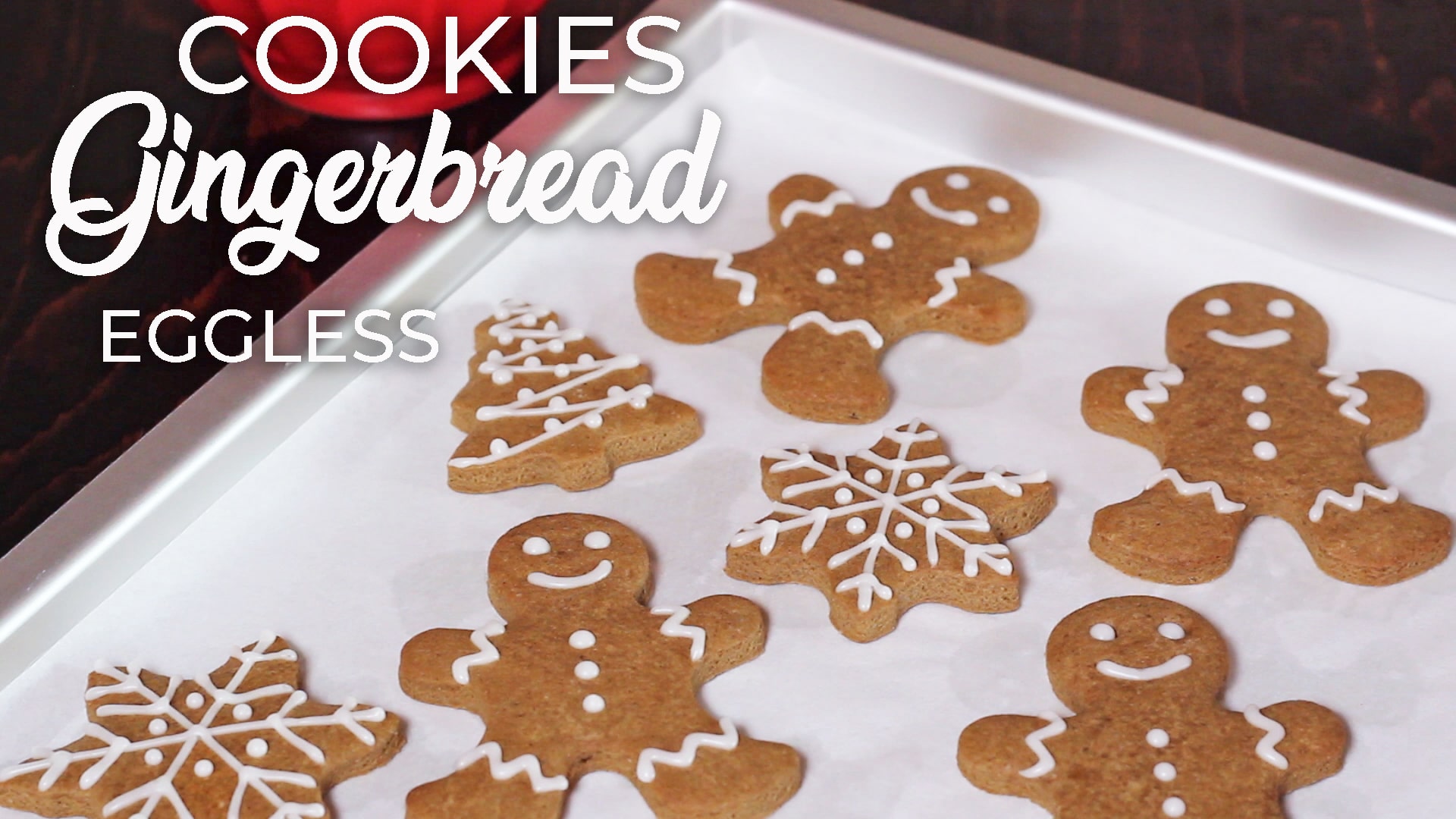 eggless gingerbread cookies