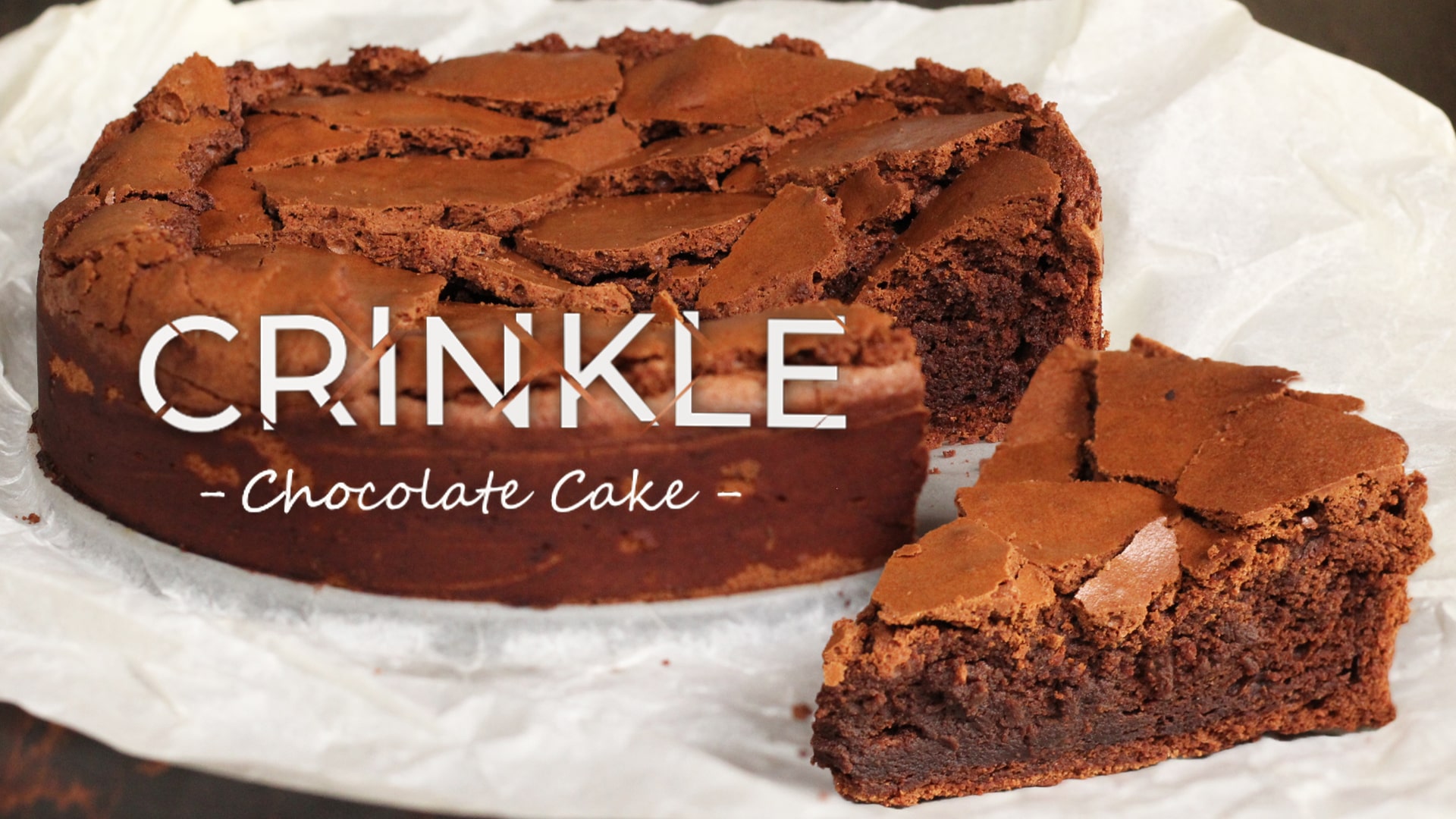 chocolate crinkle cake