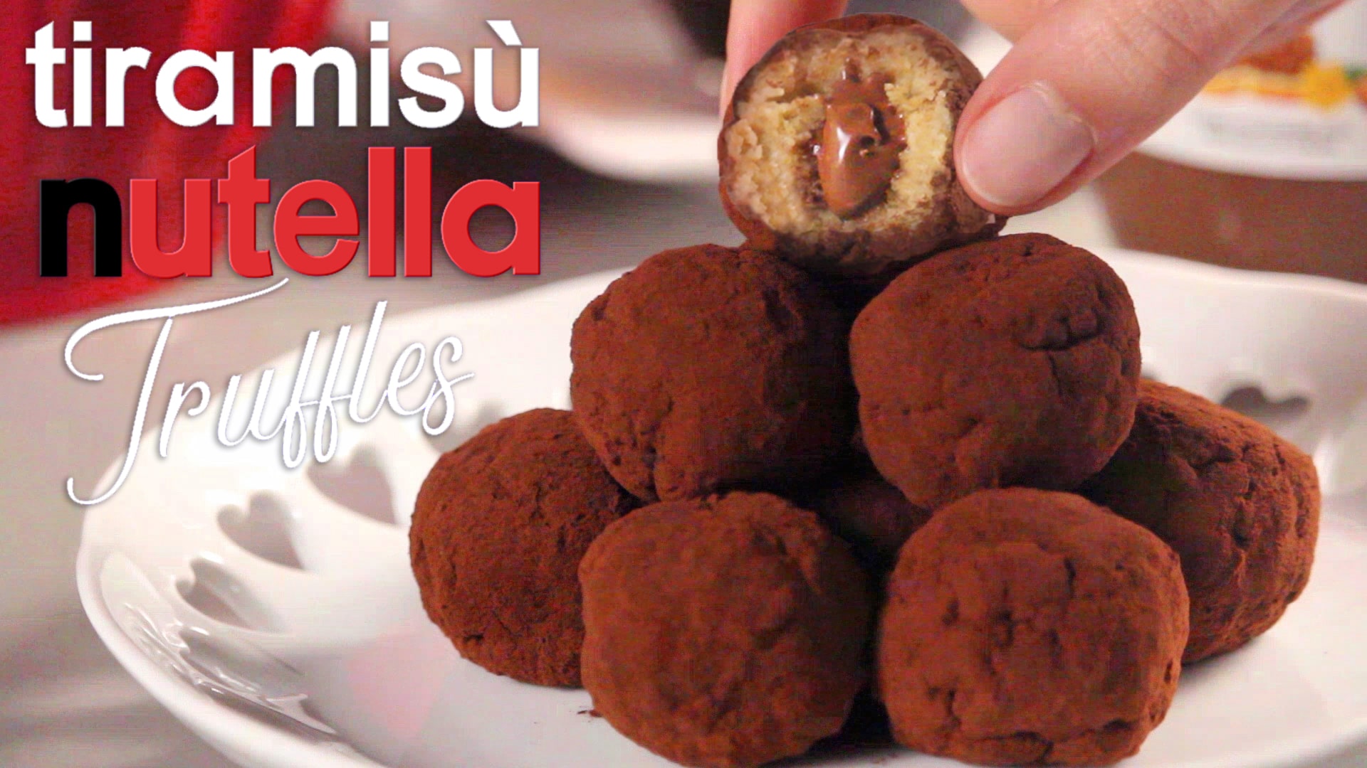 TIRAMISU NUTELLA TRUFFLES