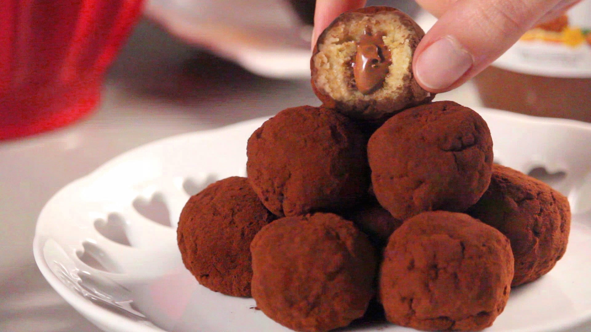 tiramisu nutella truffles