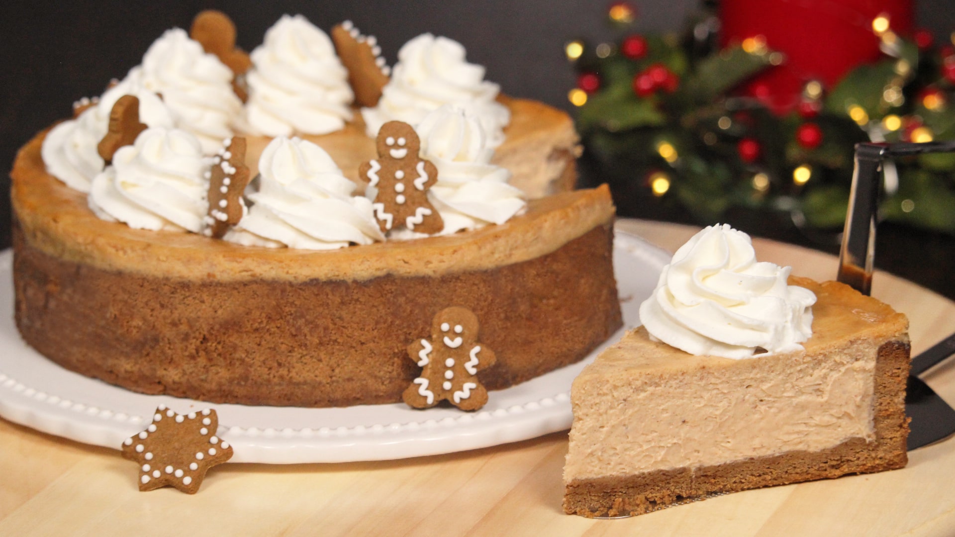 gingerbread cheesecake