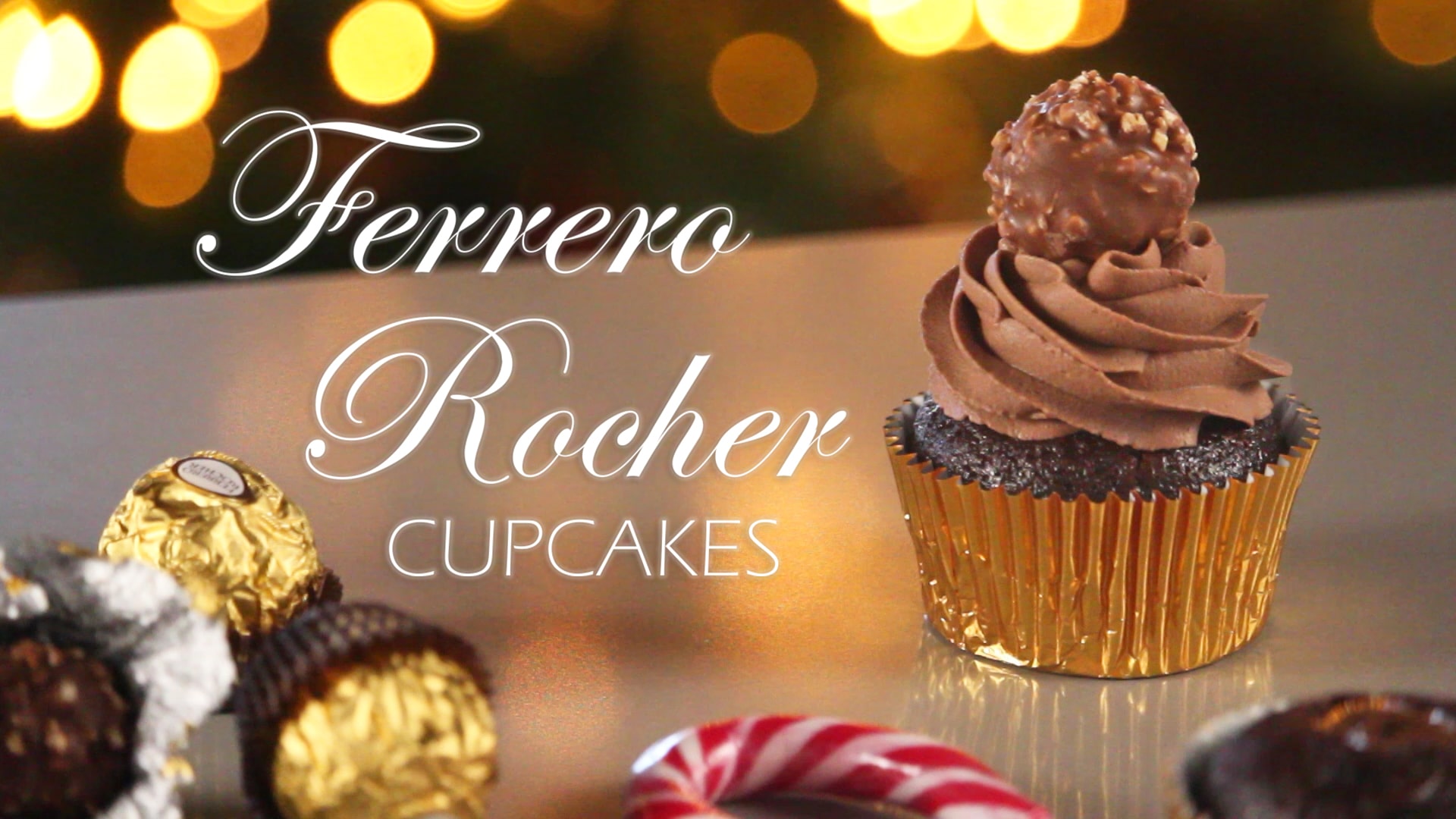 ferrero rocher cupcakes