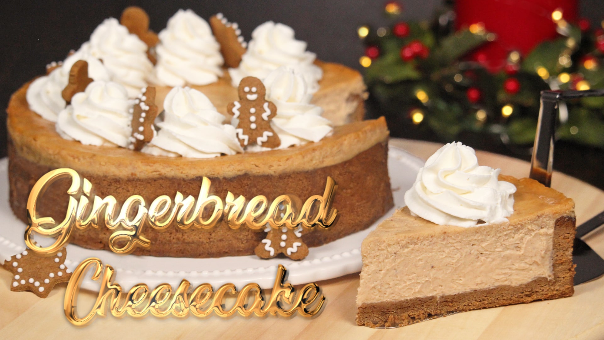 gingerbread cheesecake