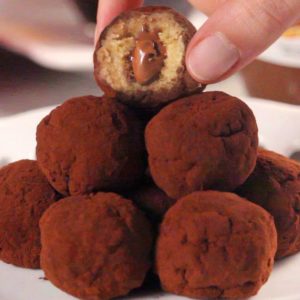 tiramisu nutella truffles