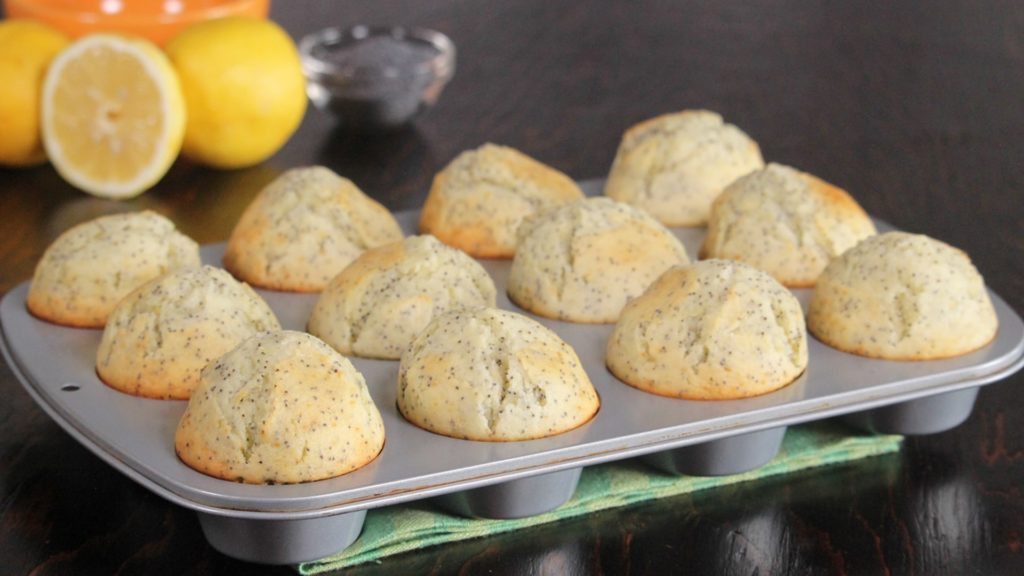 poppy seed lemon muffins