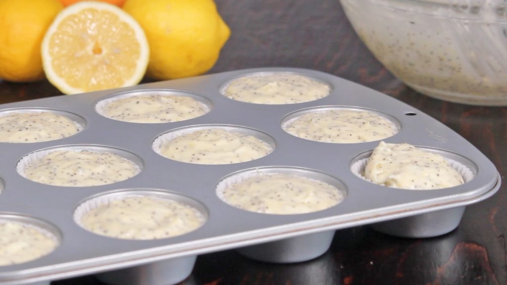 poppy seed lemon muffins