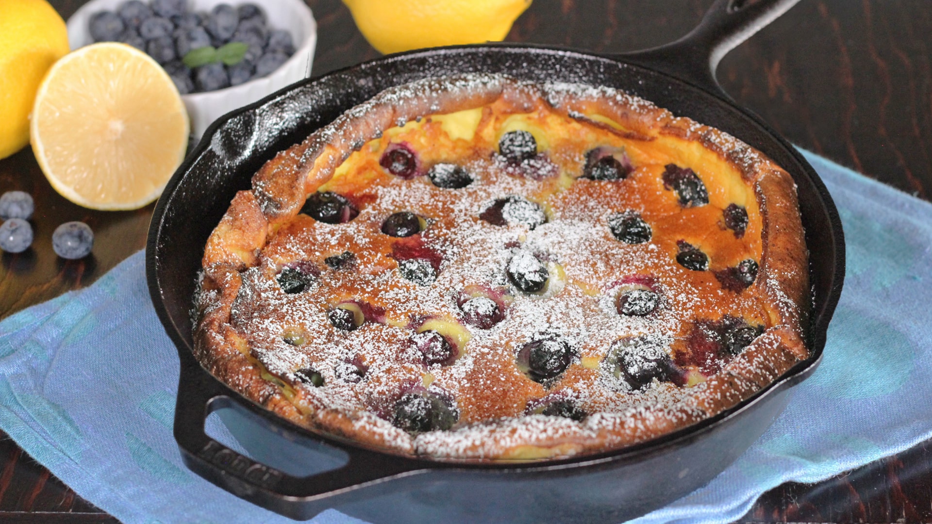 blueberry skillet cake