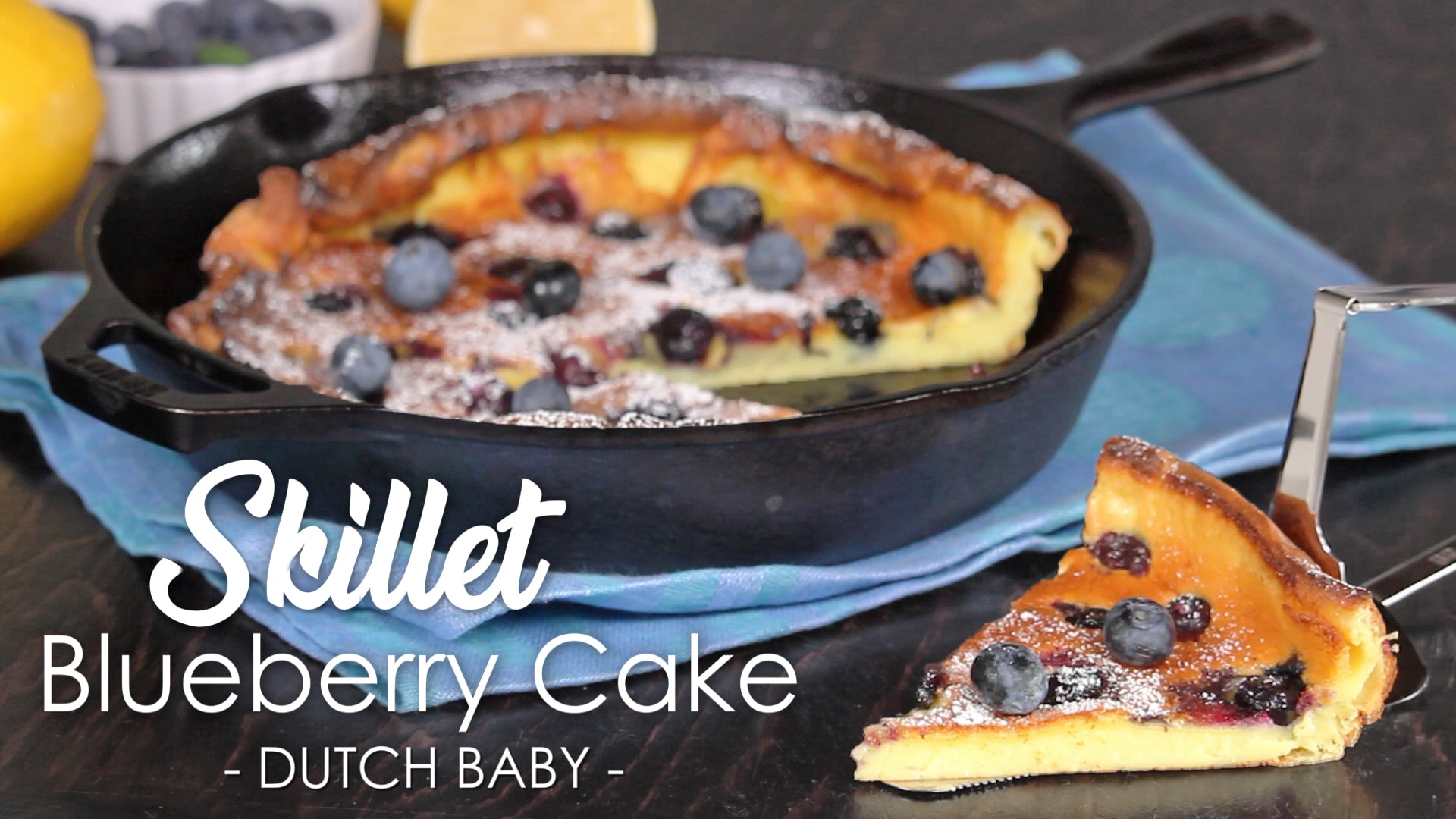 blueberry skillet cake