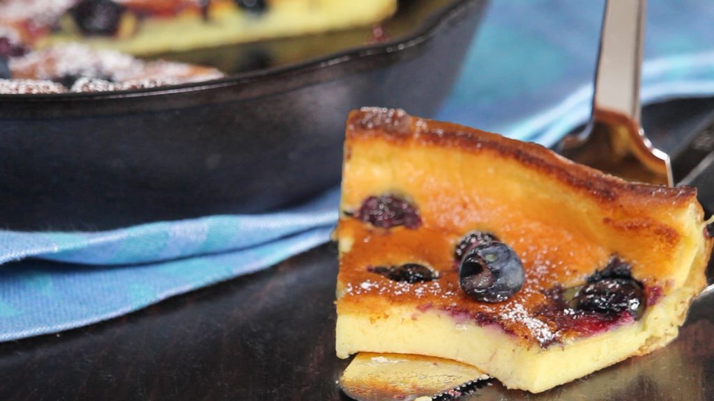 blueberry skillet cake