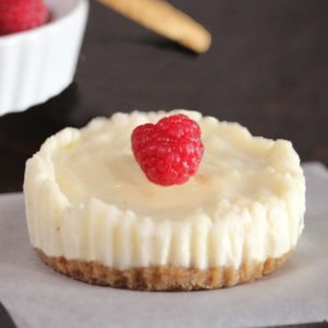 single serve cheesecake