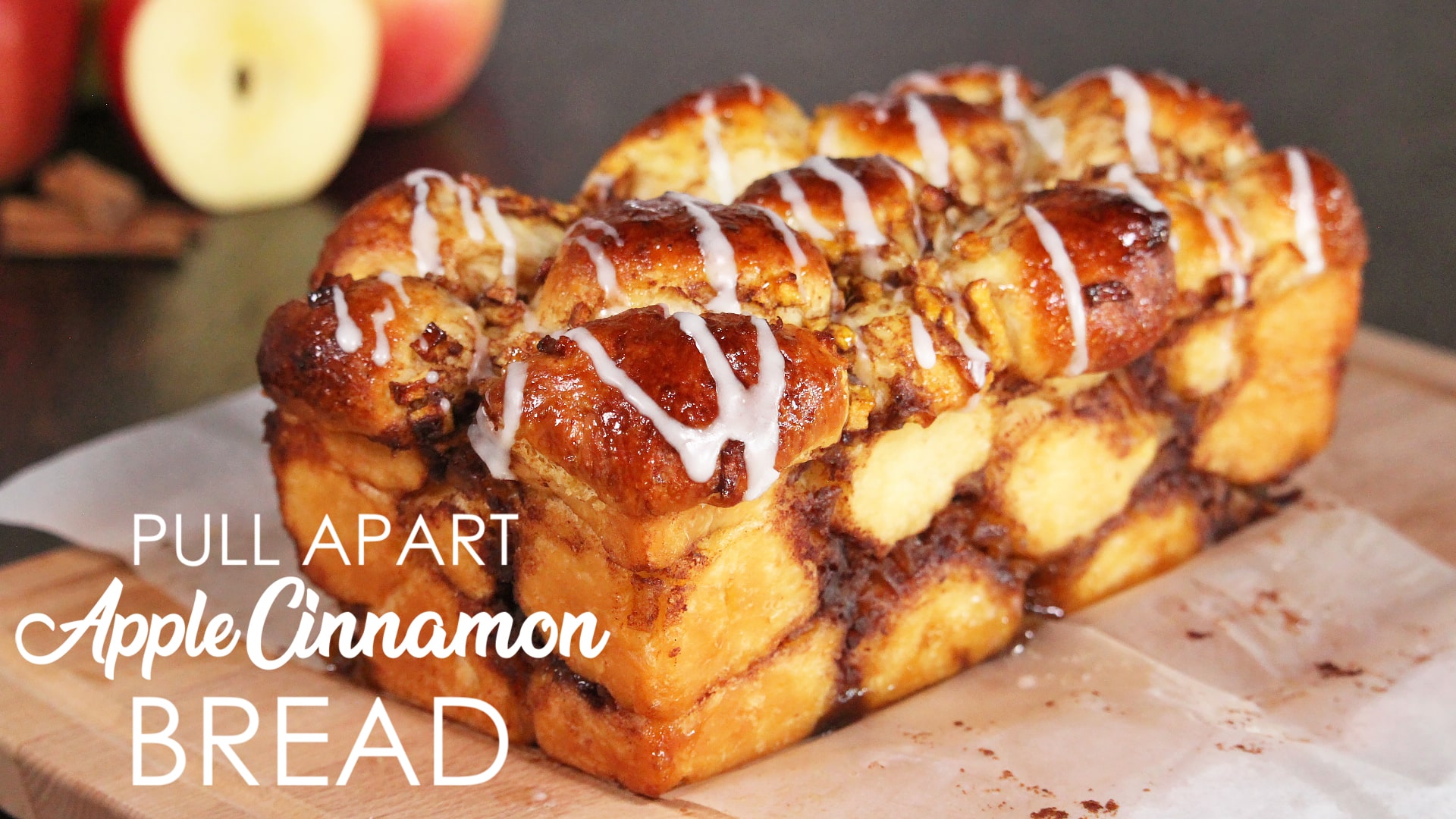 pull apart apple cinnamon bread