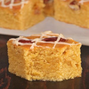 maple syrup blondies