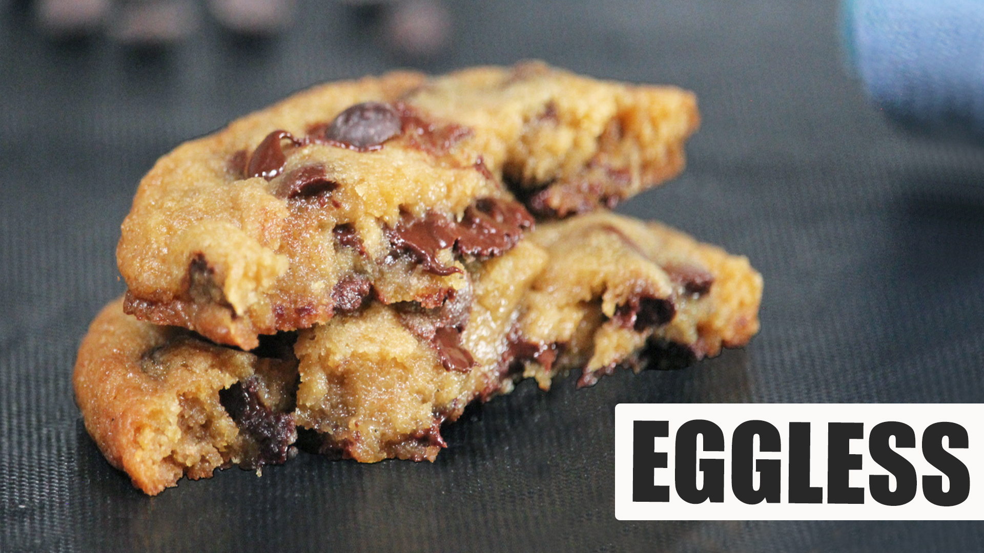 eggless chocolate chip cookies