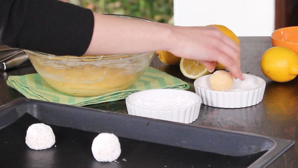 LEMON CRINKLE COOKIES