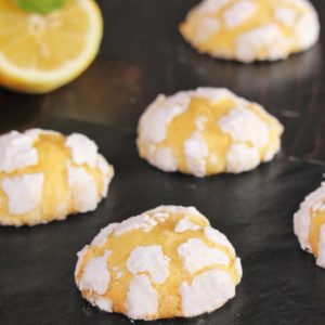 LEMON CRINKLE COOKIES