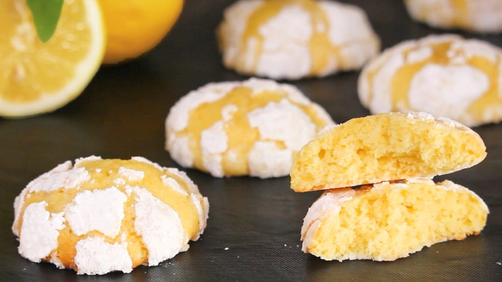 LEMON CRINKLE COOKIES