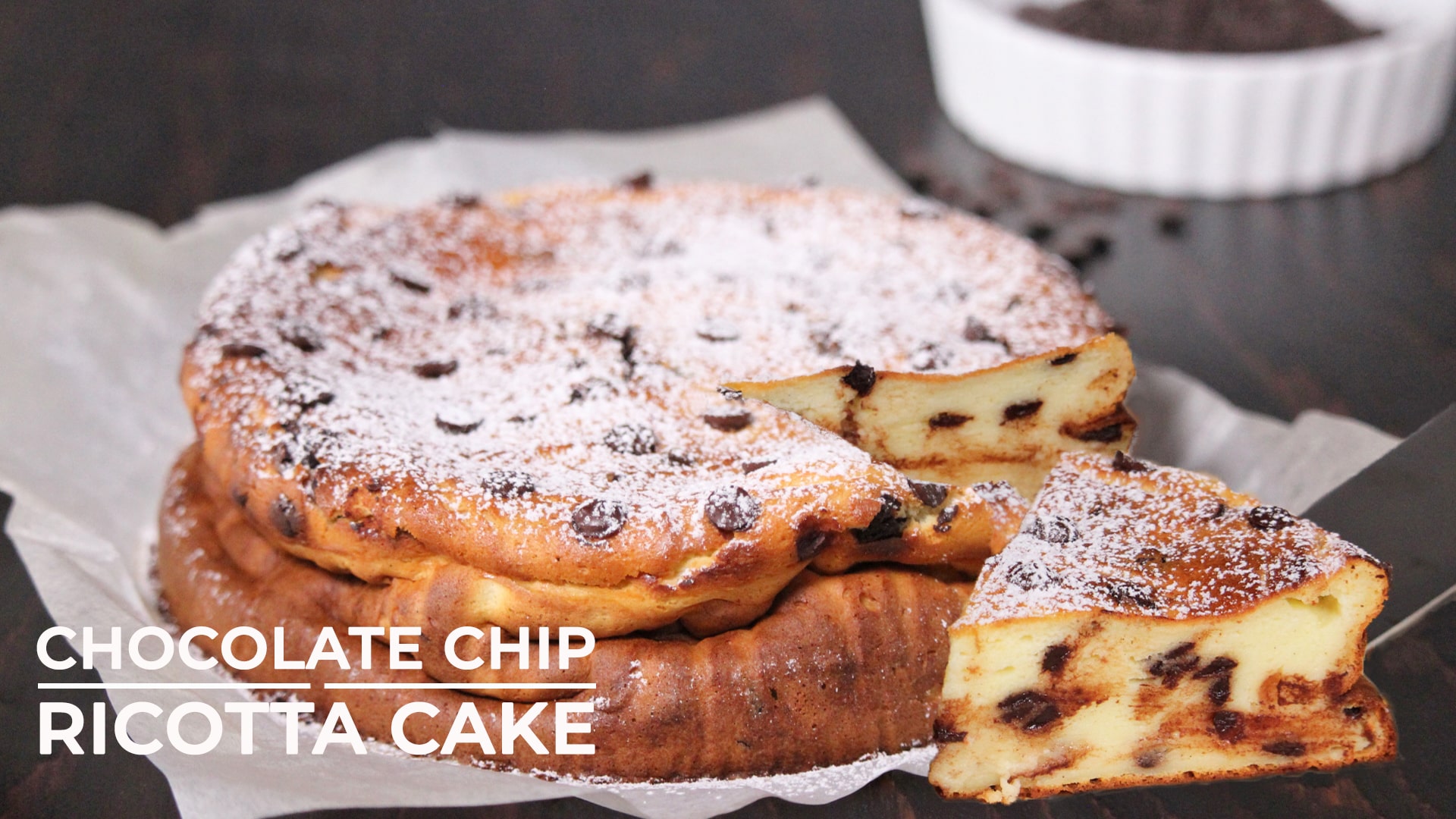 Chocolate Chip Ricotta Cake