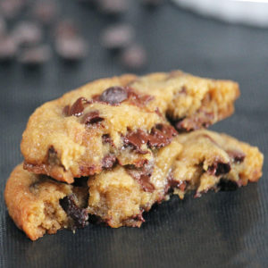 eggless chocolate chip cookies