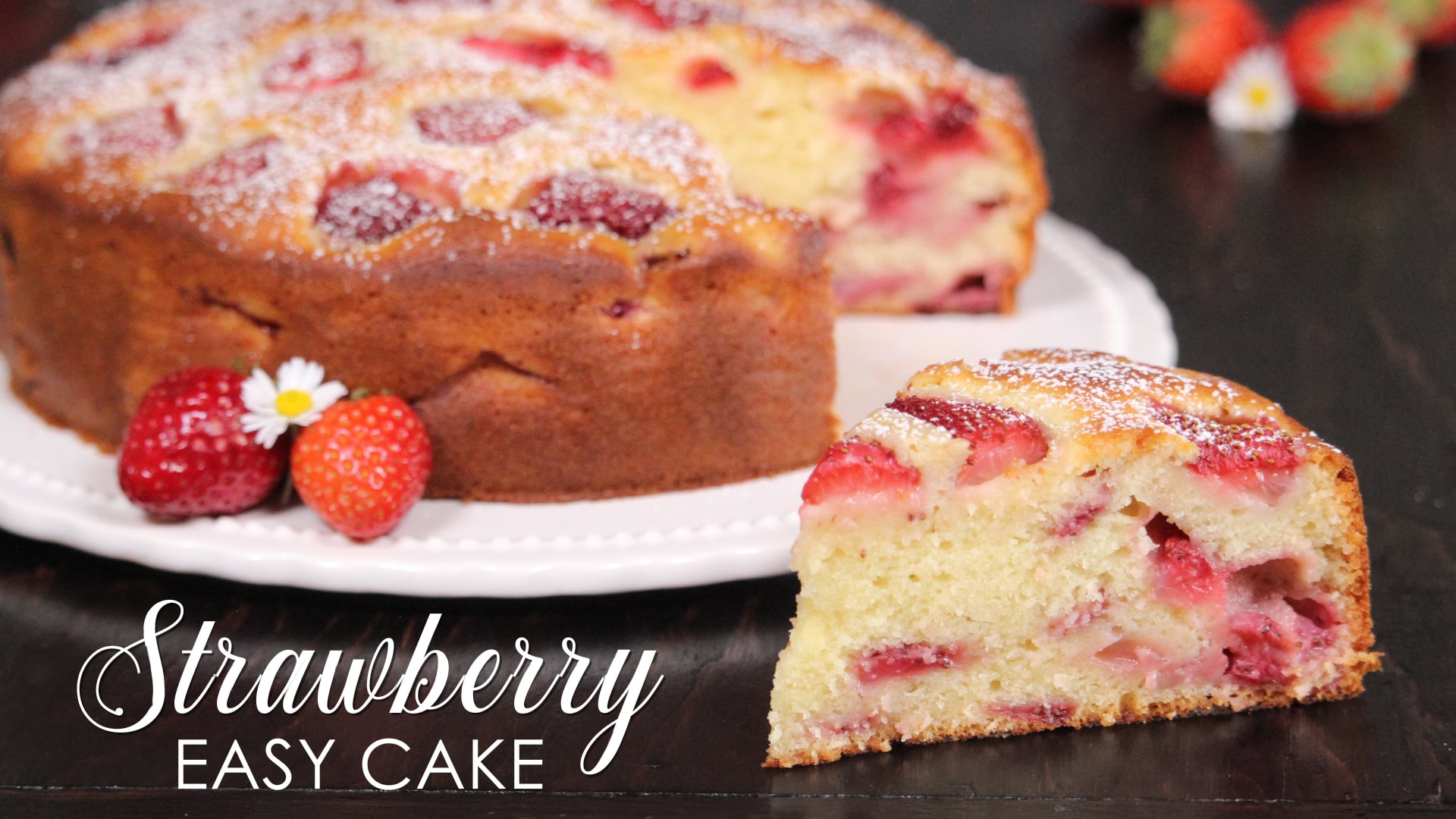 STRAWBERRY EASY CAKE