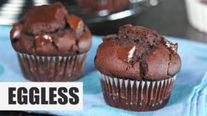 eggless chocolate muffins