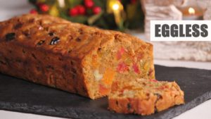 EGGLESS CHRISTMAS FRUIT CAKE