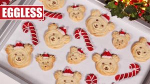 eggless christmas butter cookies
