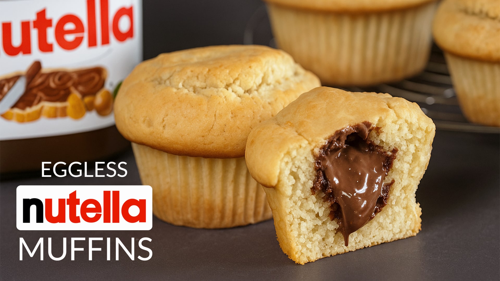 eggless nutella muffins