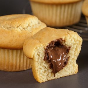 eggless nutella muffins