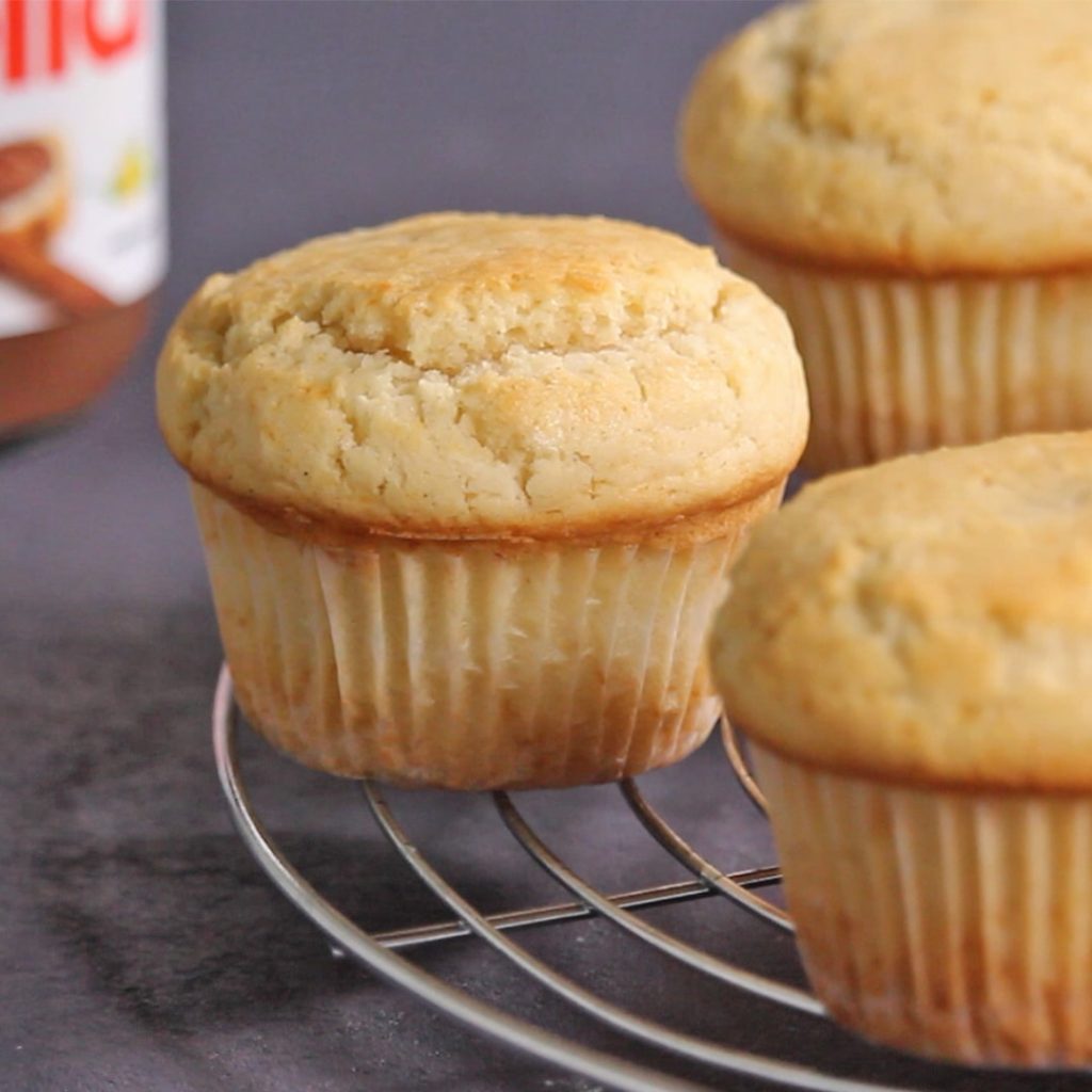 eggless nutella muffins
