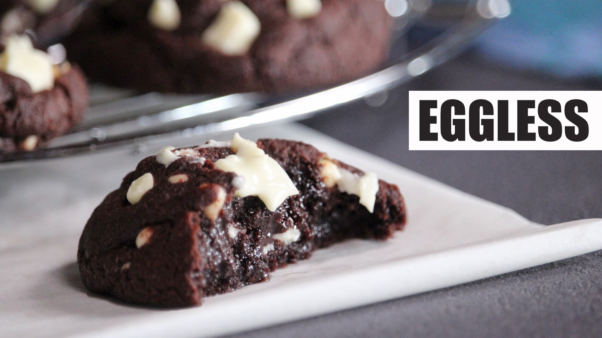 eggless double chocolate cookies