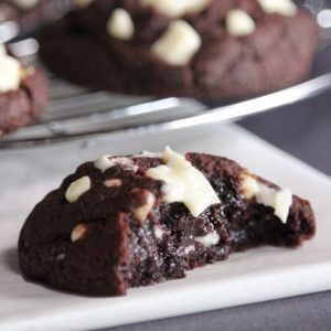 eggless double chocolate cookies